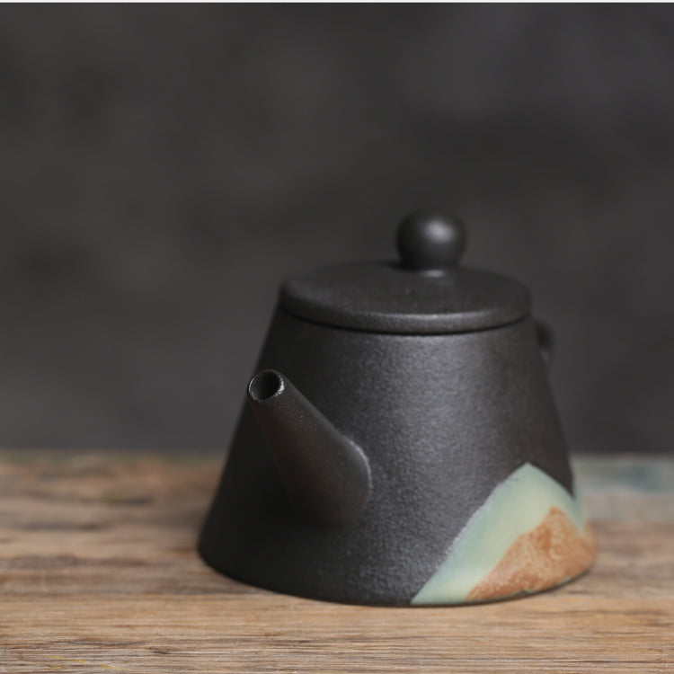 Teapot Ceramic Single Pot Underglaze Color Set Japanese Household