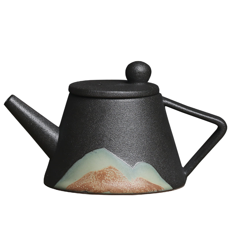 Teapot Ceramic Single Pot Underglaze Color Set Japanese Household