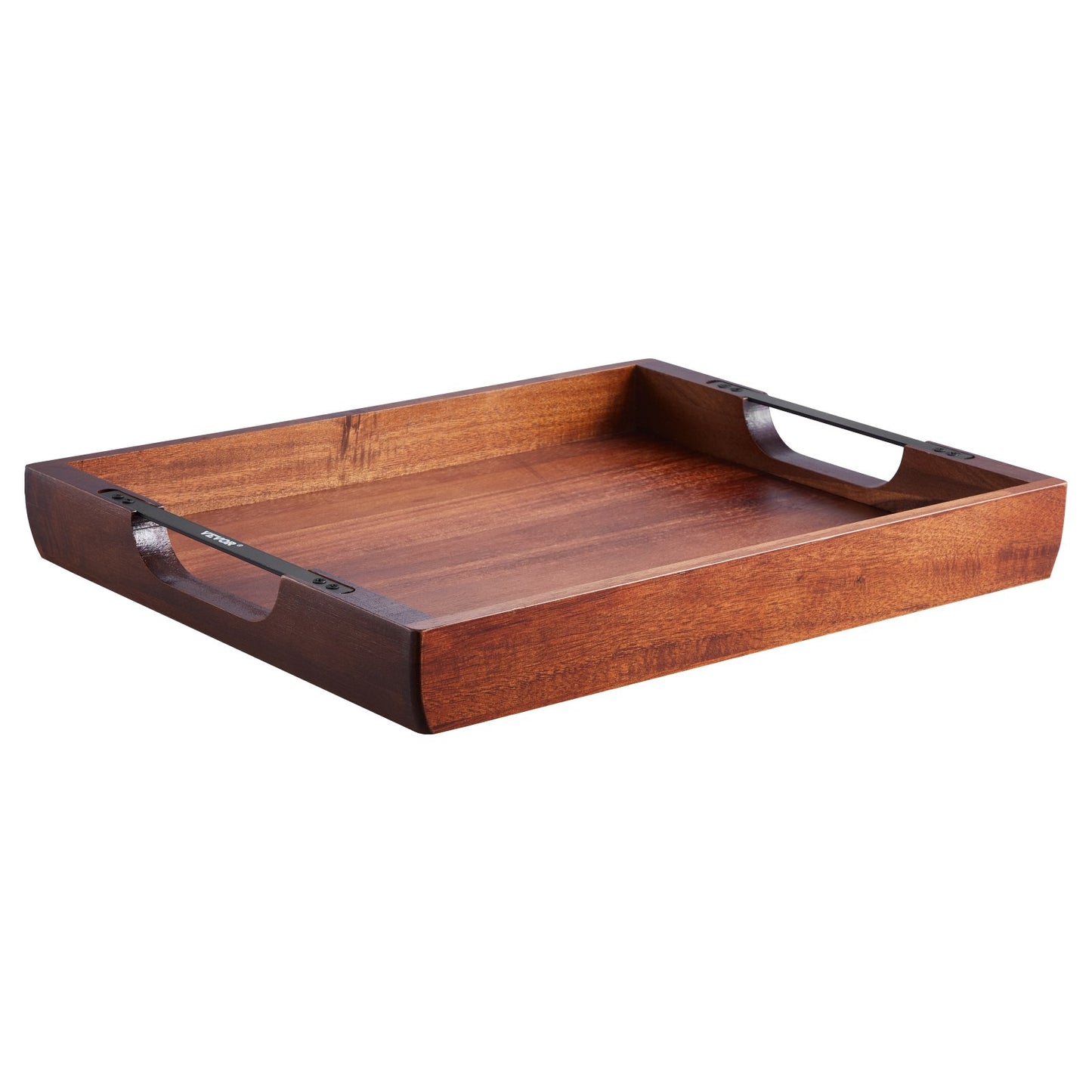 Serving Tray Acacia Food Serving Table Laptop Desk With Handles   