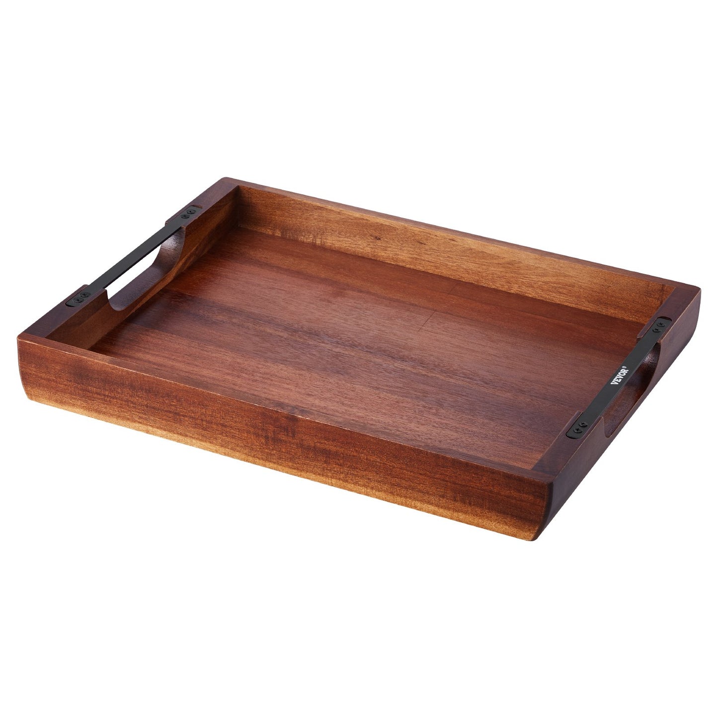 Serving Tray Acacia Food Serving Table Laptop Desk With Handles   
