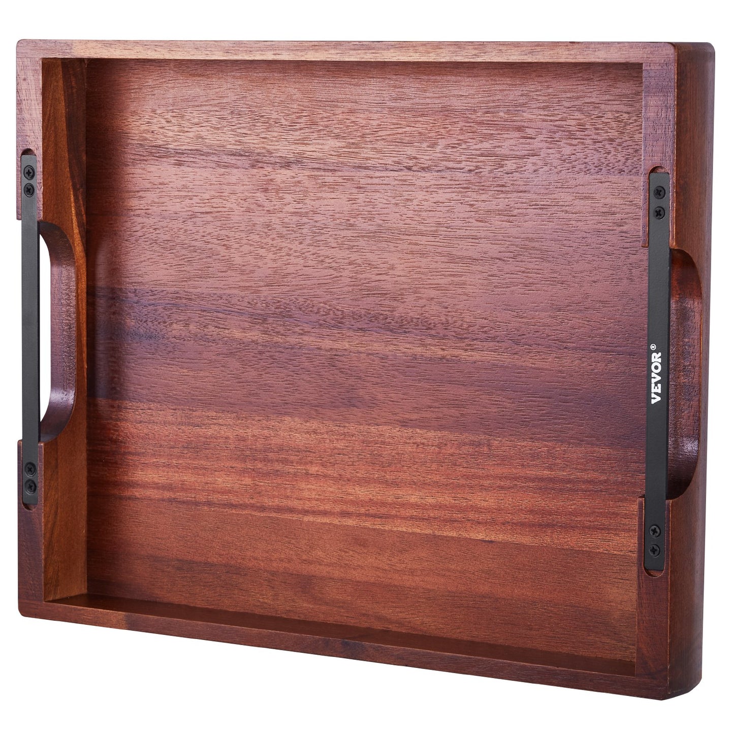 Serving Tray Acacia Food Serving Table Laptop Desk With Handles   